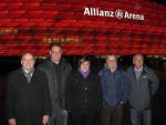 Foto: Vor der Allianz-Arena in MÃ¼nchen