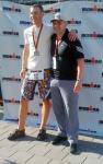 Foto: Ralf Preissl (Platz 26 / Sportler des Jahres 2008 in Regensburg) mit Armin Wolf