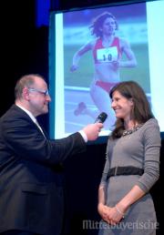 Foto: Armin Wolf mit Susi Lutz, Foto: MZ, SchÃ¶nberger